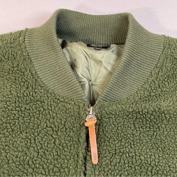 Obey Sherpa Bomber Jacket, Fleece Full Zip - Mens XL - Picture 8 of 14